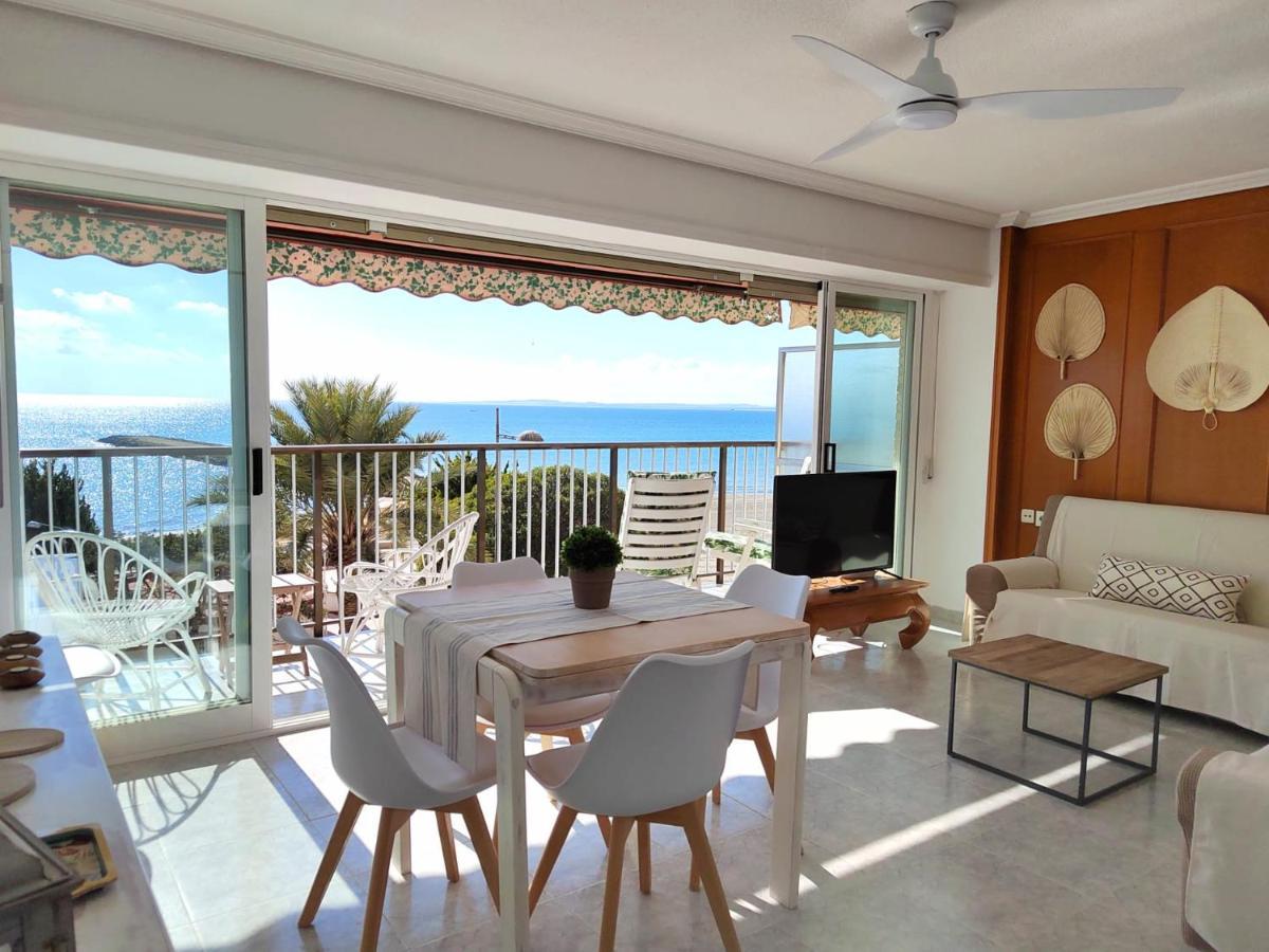 Apartamento Santa Pola Primera Linea De Playa Exterior foto